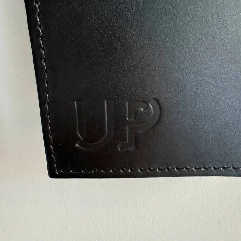 Black Leather Deadstock Brand New Men's Crossbody Bag